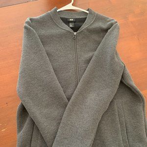 H&M Men's Fleece Bomber Jacket